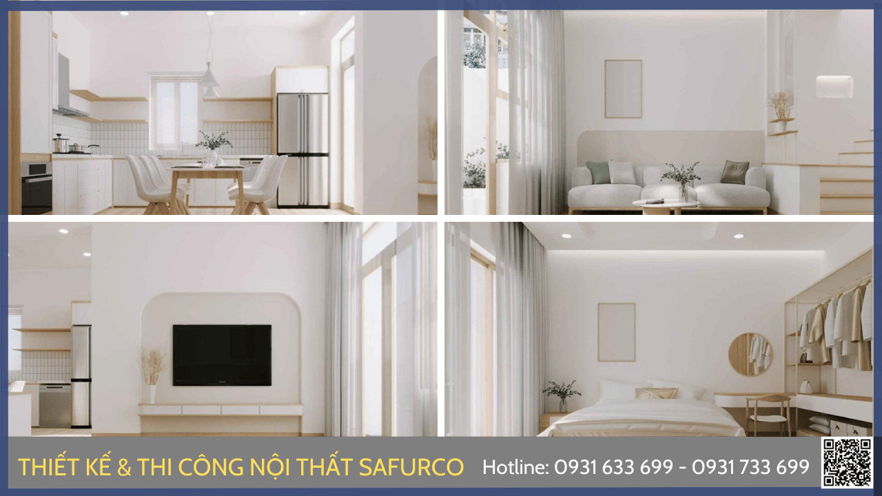 Thi công nhà chị Vy full nội thất: 104 triệu đồng