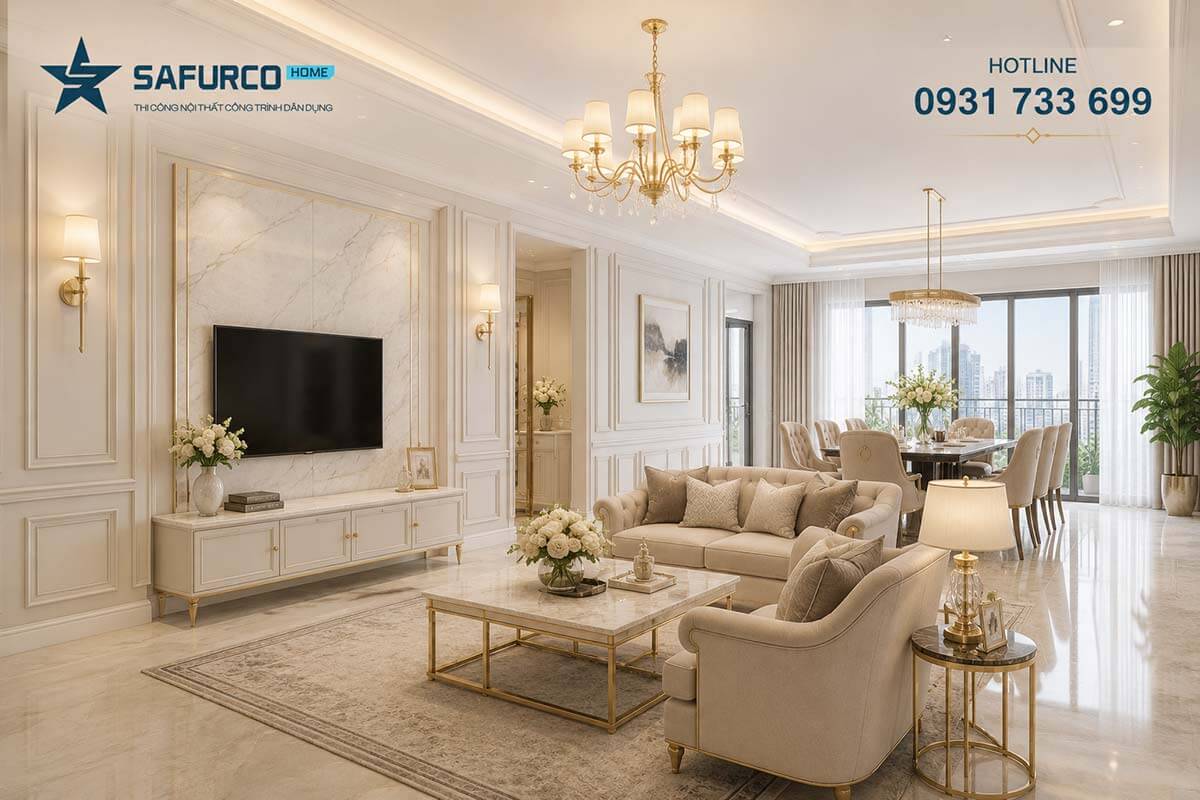 Thiết kế thi công căn hộ chung cư Đà Nẵng - Nâng tầm không gian sống 14 Thiết kế thi công căn hộ chung cư Đà Nẵng