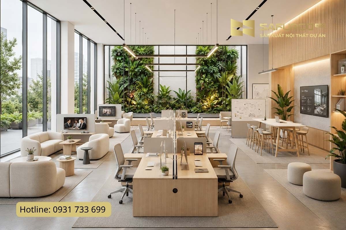 Thiết kế thi công nội thất văn phòng Đà Nẵng