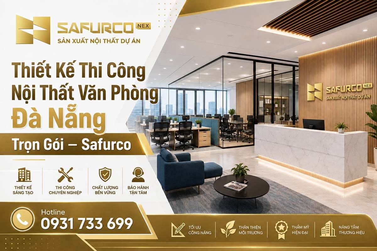 Thiết kế thi công nội thất văn phòng Đà Nẵng