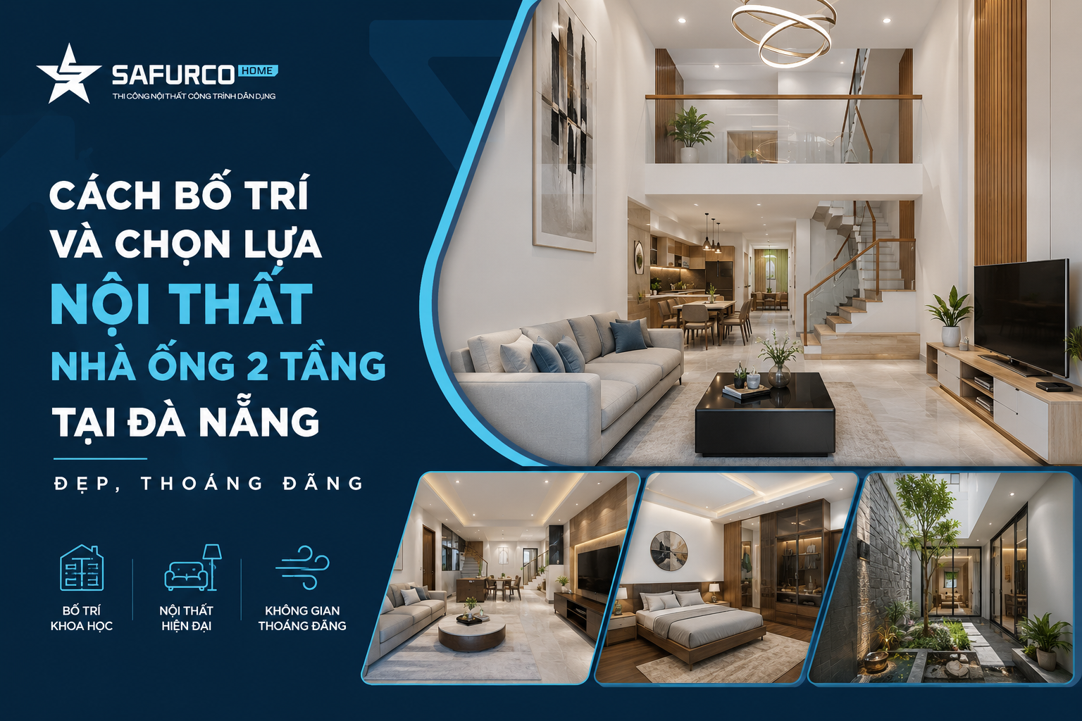 Cach Bo Tri Va Chon Lua Noi That Nha Ong 2 Tang Tai Da Nang Dep Thoang Dang