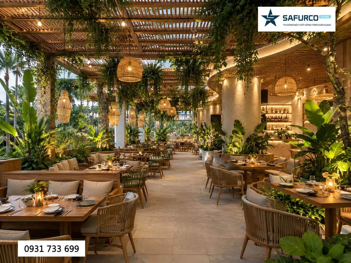 Safurco thi công nội thất nhà hàng quán cà phê trọn gói giá rẻ 8 Thiết kế thi công nhà hàng quán cà phê