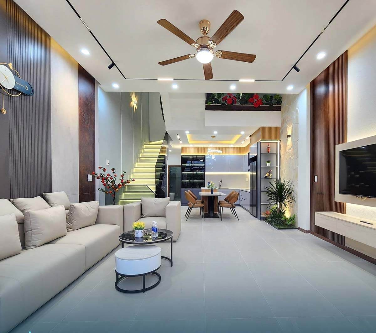 Thiết kế thi công nội thất nhà phố biệt thự trọn gói