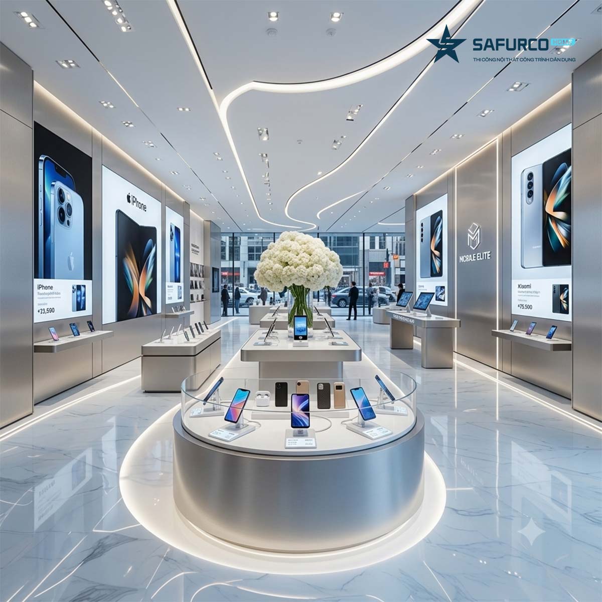 Safurco - Công ty thiết kế thi công nội thất Showroom chuyên nghiệp hàng đầu 15 Thiết kế thi công nội thất Showroom