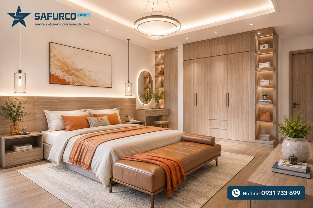 Phong Thủy Nội Thất Nhà Phố Đà Nẵng: Hướng Cửa, Màu Sắc & Vật Liệu Hợp Mệnh 2026 7 Phong thủy nội thất nhà phố Đà Nẵng