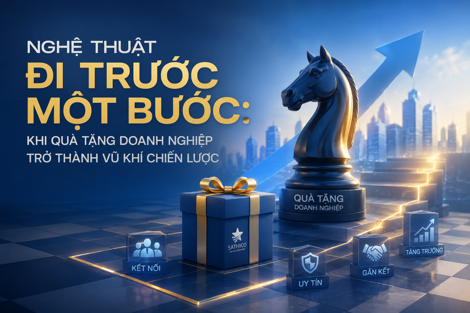 thiết kế ảnh minh họa cho tiêu đề này
Nghệ Thuật Đi Trước Một Bước: Khi Quà Tặng Doanh Nghiệp Trở Thành Vũ Khí Chiến Lược