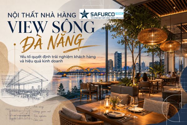 Nội Thất Nhà Hàng View Sông Đà Nẵng